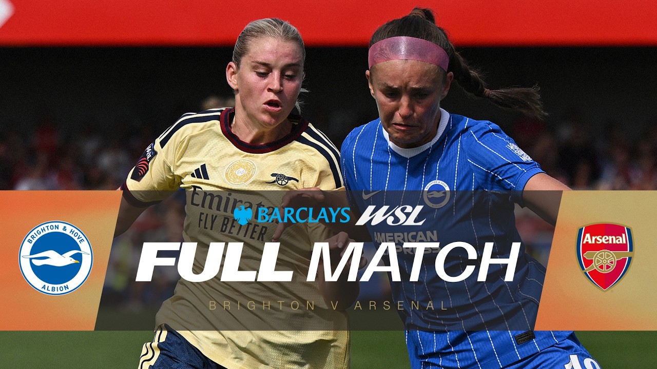 LIVE: Brighton & Hove Albion v Arsenal | Barclays WSL 26/27