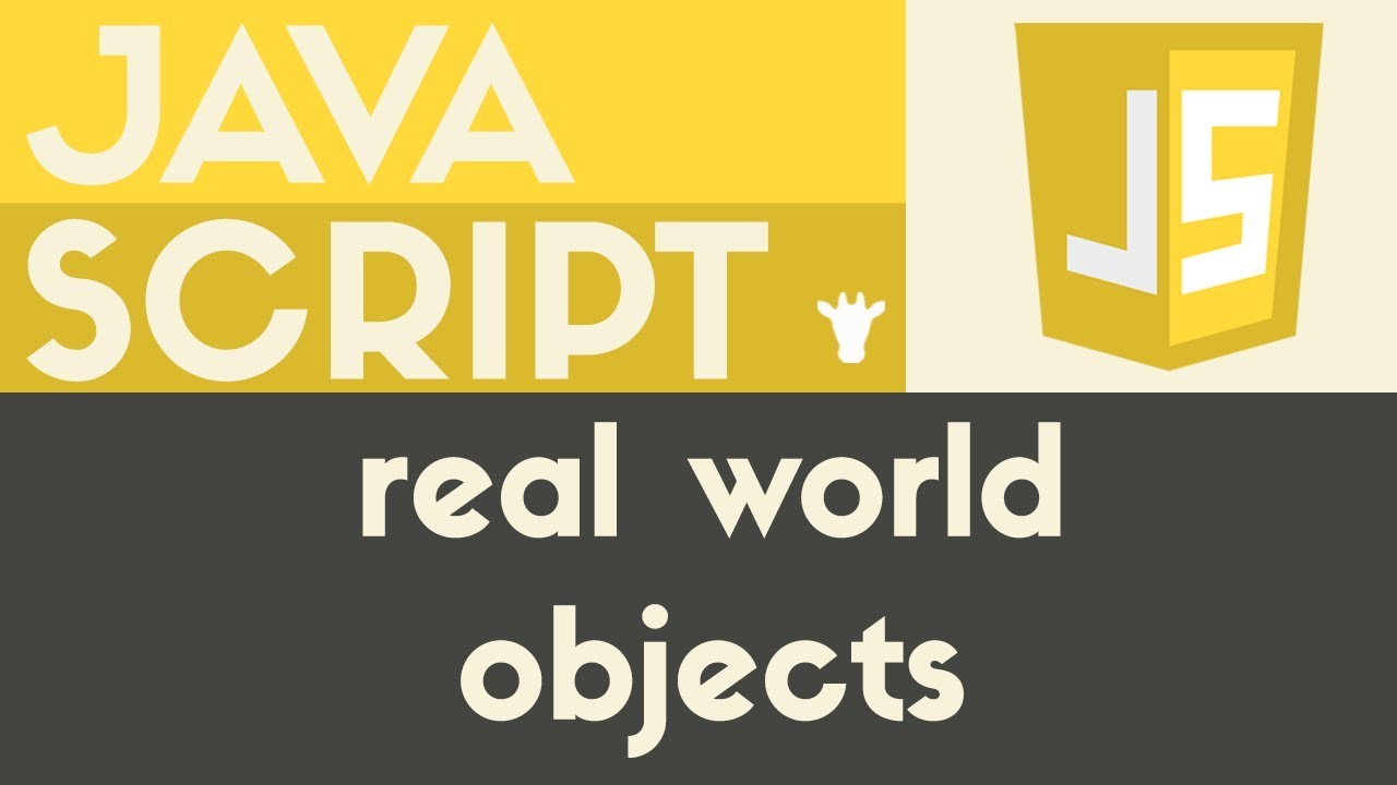 Объекты реального мира — Javascript — Урок 20