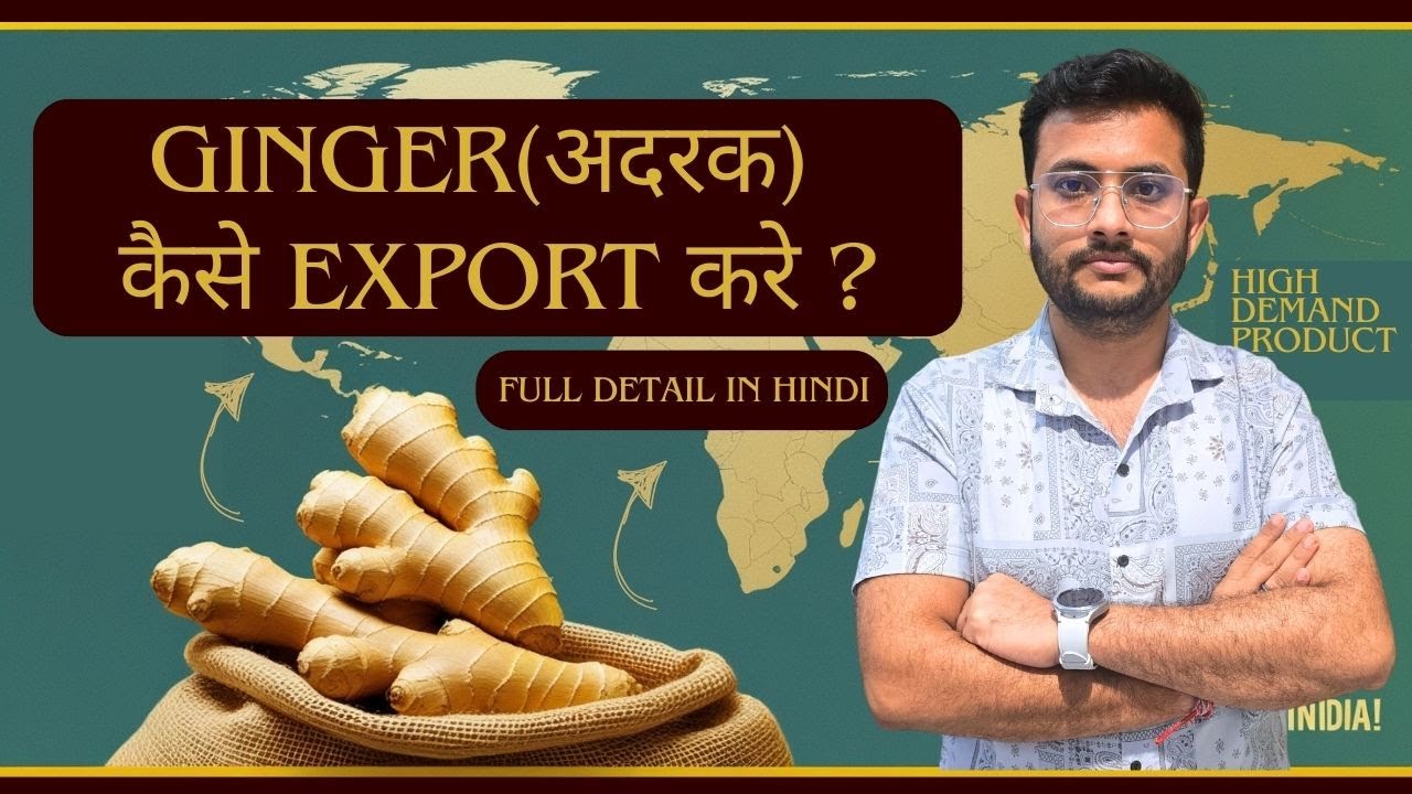 How to Export Ginger from India | High Demand & Profitable Business!| By Rajnish Sir | CIES 💰🌍