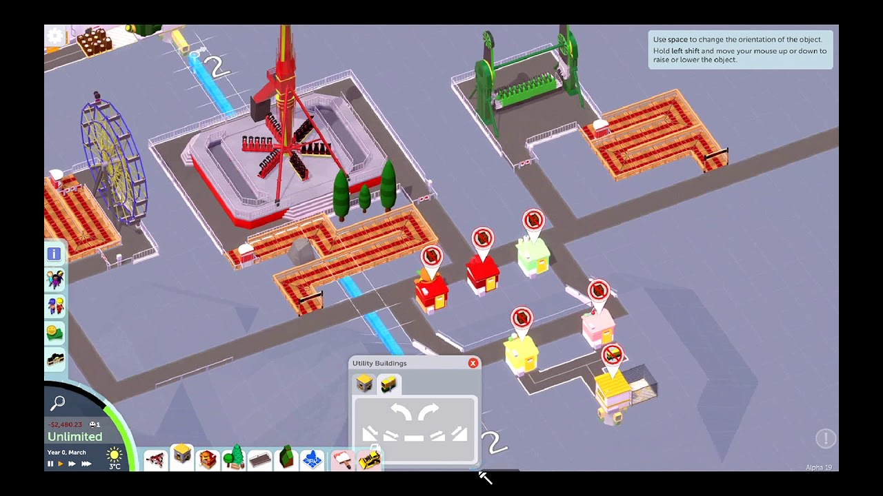 Parkitect - Depot Tutorial (Getting goods to shops)