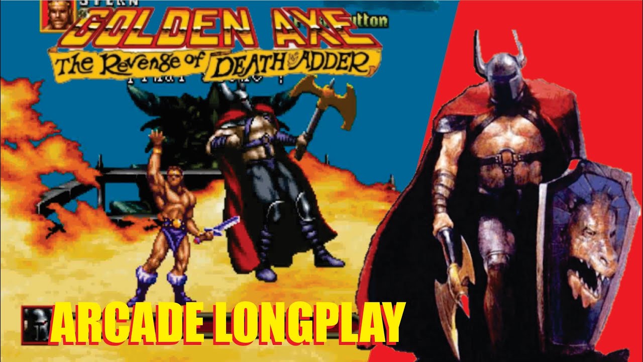 Golden Axe The Revenge of Death Adder 1992 Arcade Longplay No Commentary