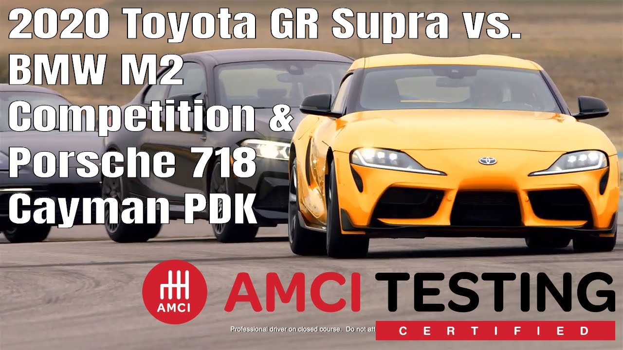 TESTED: Toyota GR Supra vs. BMW M2 Competition vs. Porsche Cayman PDK