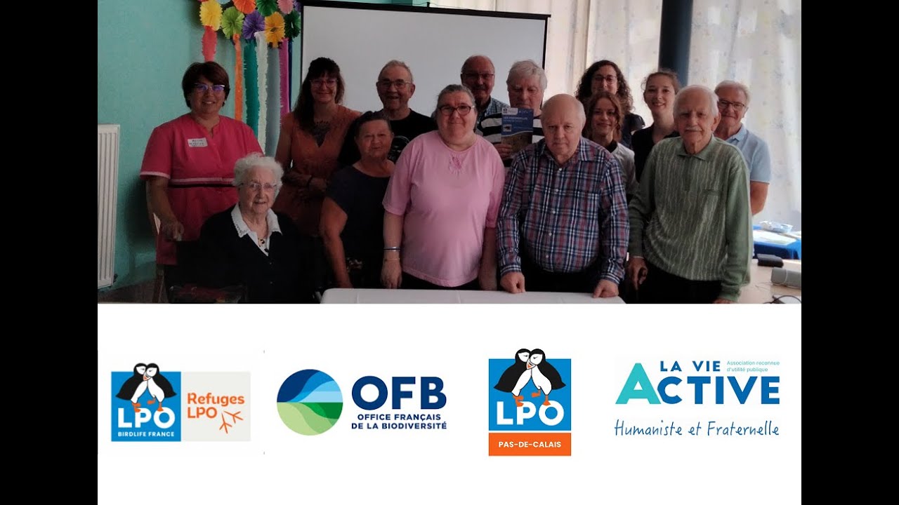 Visite du Refuge des Orchidées de l'EHPAD d'Isbergues - LPO62/OFB