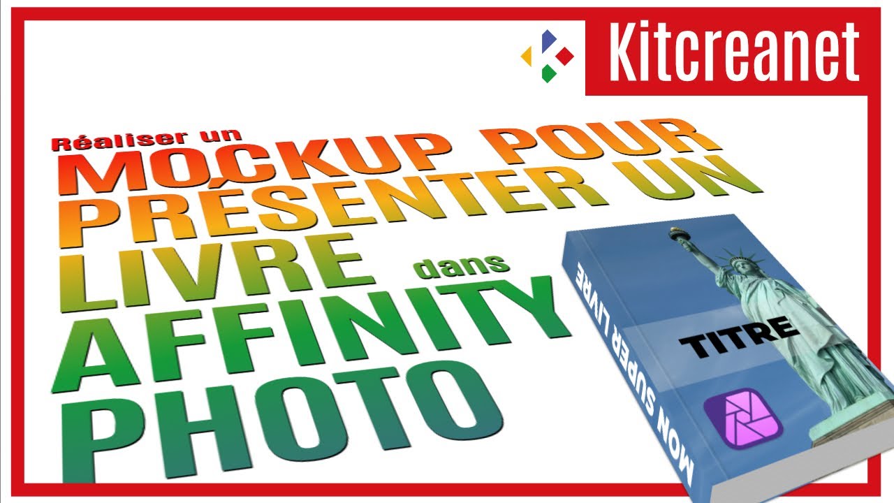 Créer un mockup pour un livre dans Affinity Photo