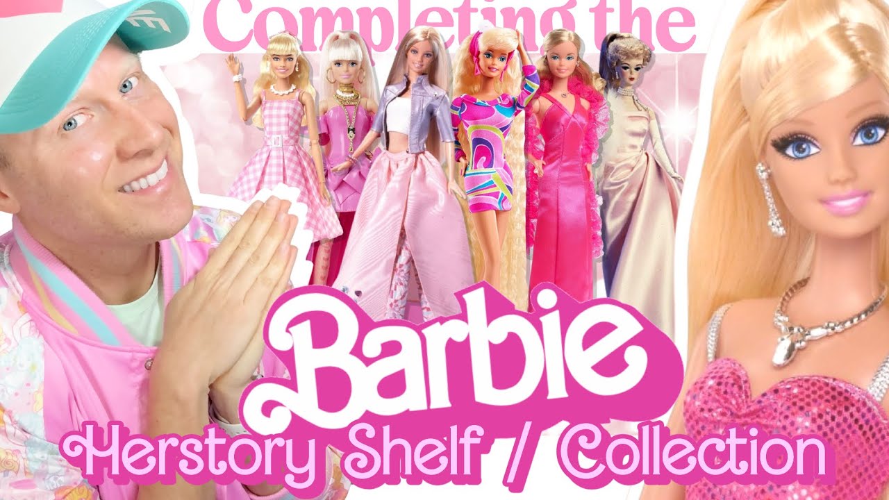 My Barbie Herstory Shelf / Collection (+ Unboxing & Adding Barbie Life In The Dreamhouse)