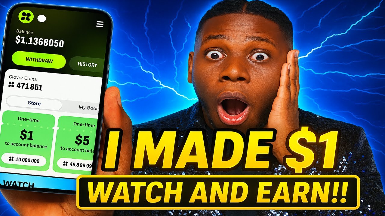 I Made $1 Just Watching Videos?! 😱 (Earn Money Watching Videos 2025)&rdquo;
