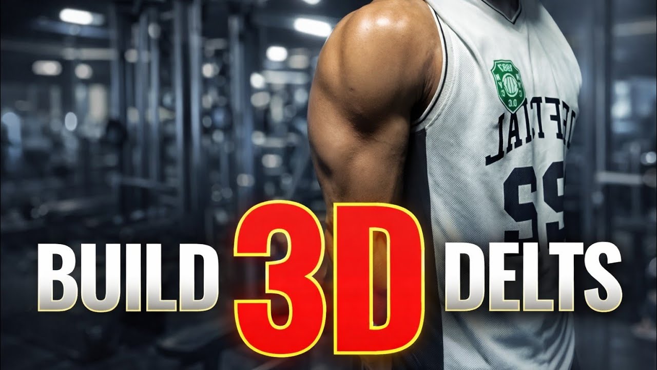 Science Based Shoulder Workout | Build 3D Delts (All 3 Heads) #fitness #motivation #athlete #fyp 