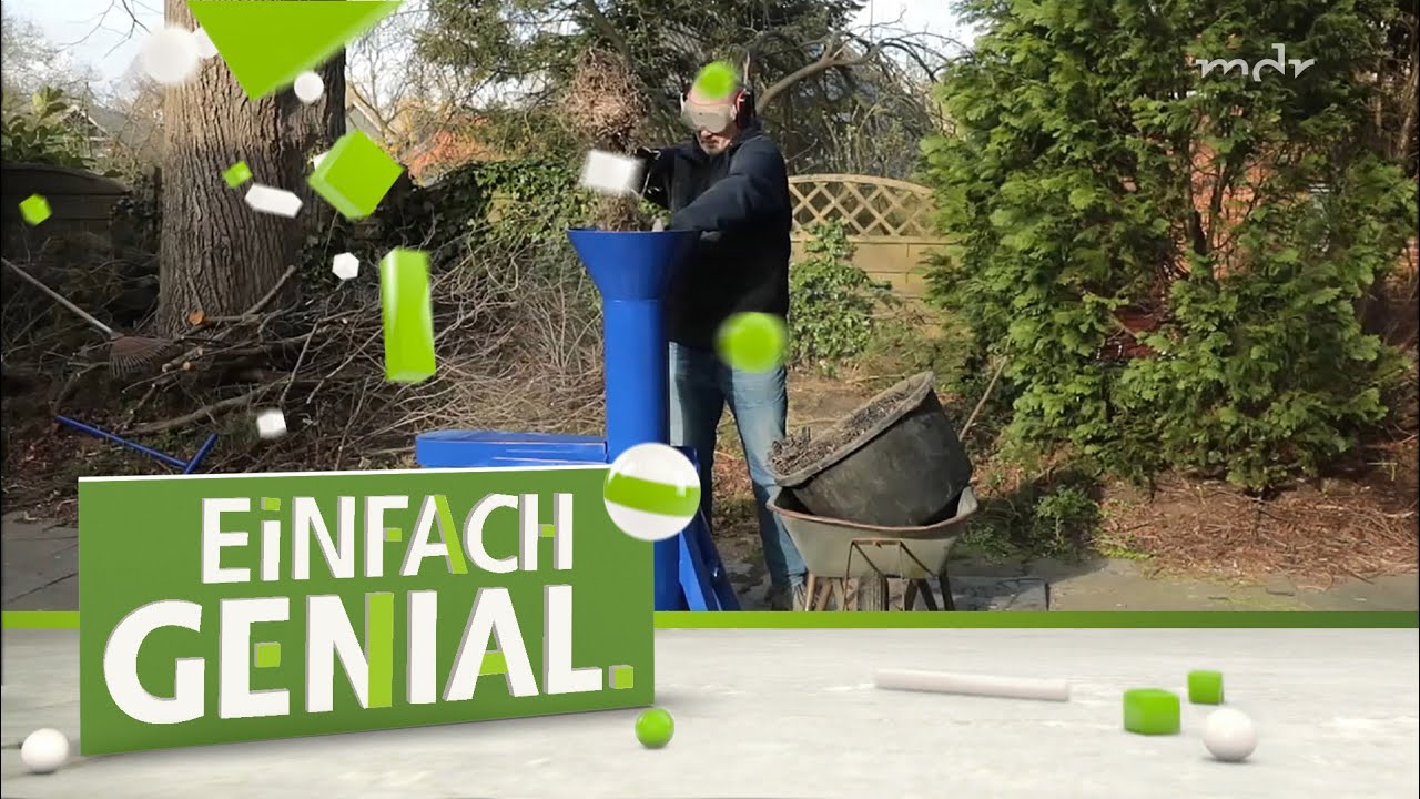 Feinhäcksler verarbeitet Gartenabfall in Dünger | Einfach genial | MDR