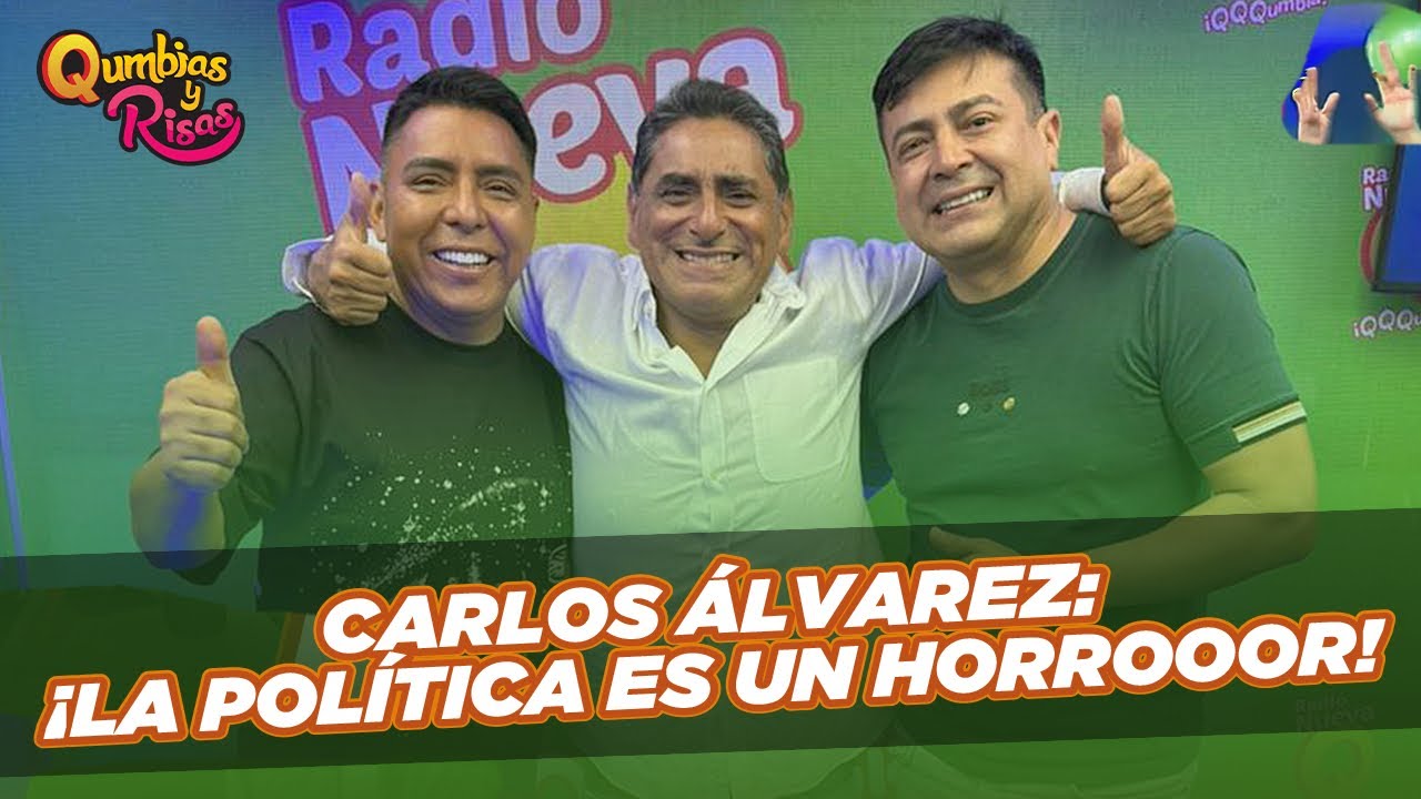 CARLOS ÁLVAREZ en QUMBIAS Y RISAS junto a EDWIN SIERRA y OSCAR DEL RÍO I #QumbiasyRisas EN VIVO