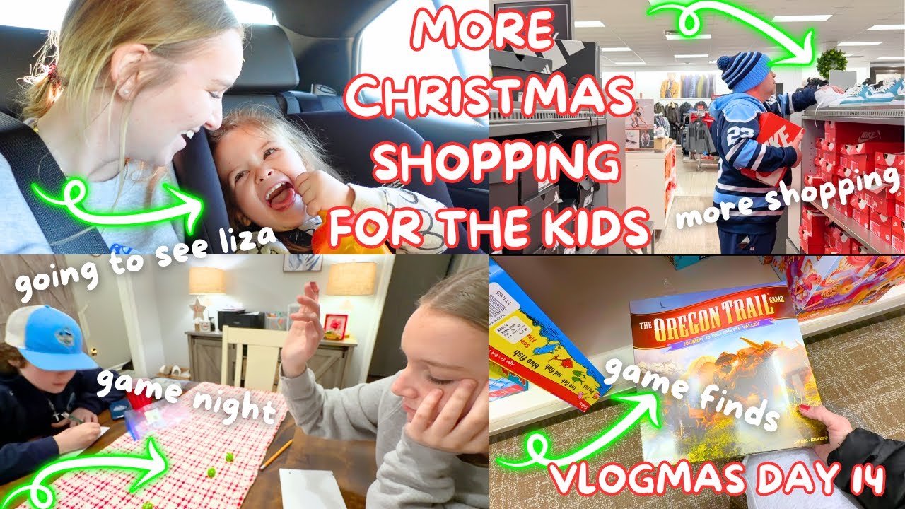 MORE CHRISTMAS SHOPPING FOR THE KIDS | WE TOOK ASPYN | Vlogmas Day 14 | Family 5 Vlogs