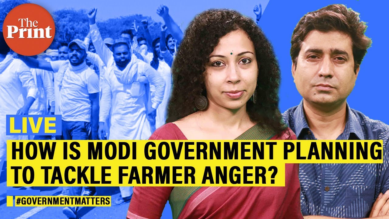 How is the Modi government planning to tackle farmer anger?