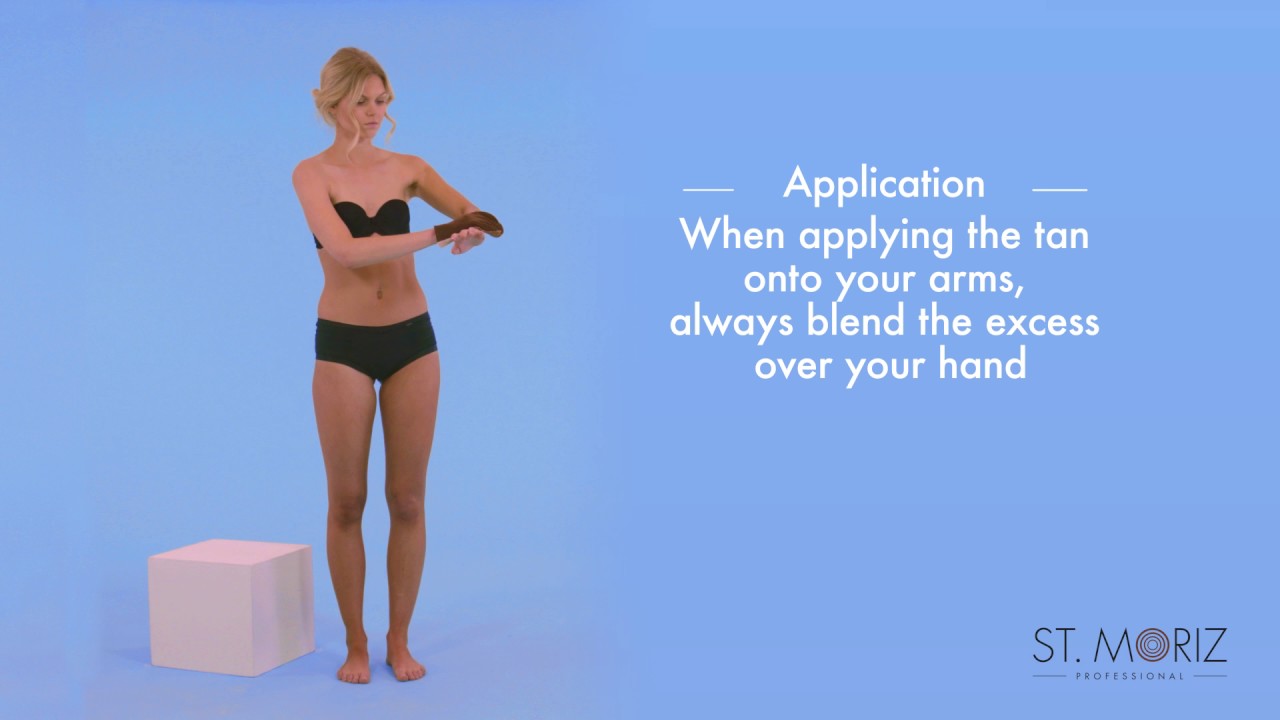 How to apply fake tan - St. Moriz Tanning Mousse
