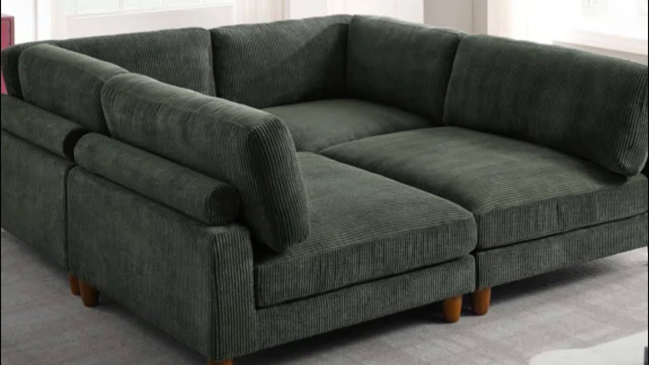 Unboxing Wayfair Sofa | Wade Logan 4 - Piece Upholstered Sectional