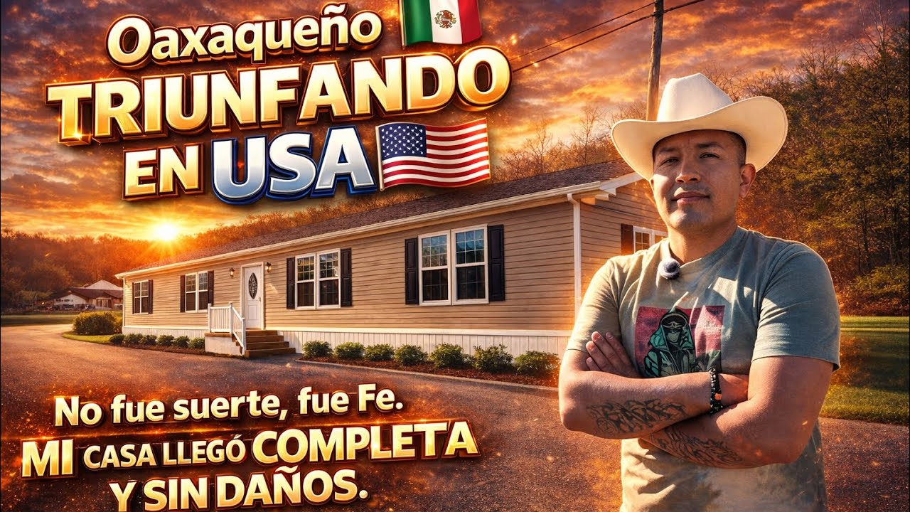 MI CASA LLEGÓ COMPLETA Y SIN DAÑOS. No fue suerte, fue FE ! Mexicano triunfando en USA 🇺🇸 