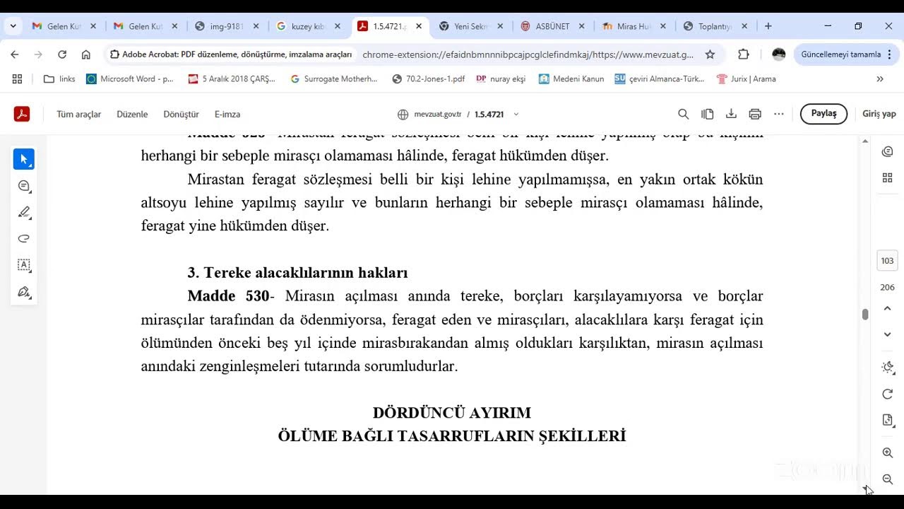 Miras Hukuku (Kanun Tekrarı) HMGS Sınav