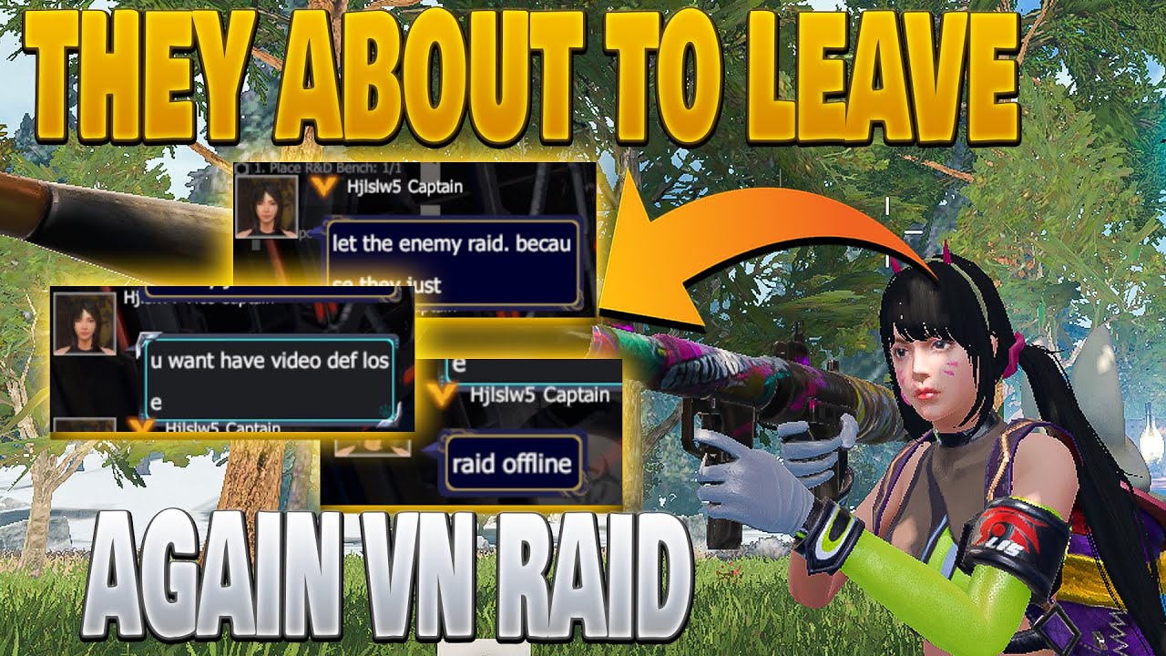 THEY ABOUT TO LEAVE AGAIN AND DONT WANT TO DEFEND ONLINE RAID VN RAID LEGION LAST ISLAND OF SURVIVAL
