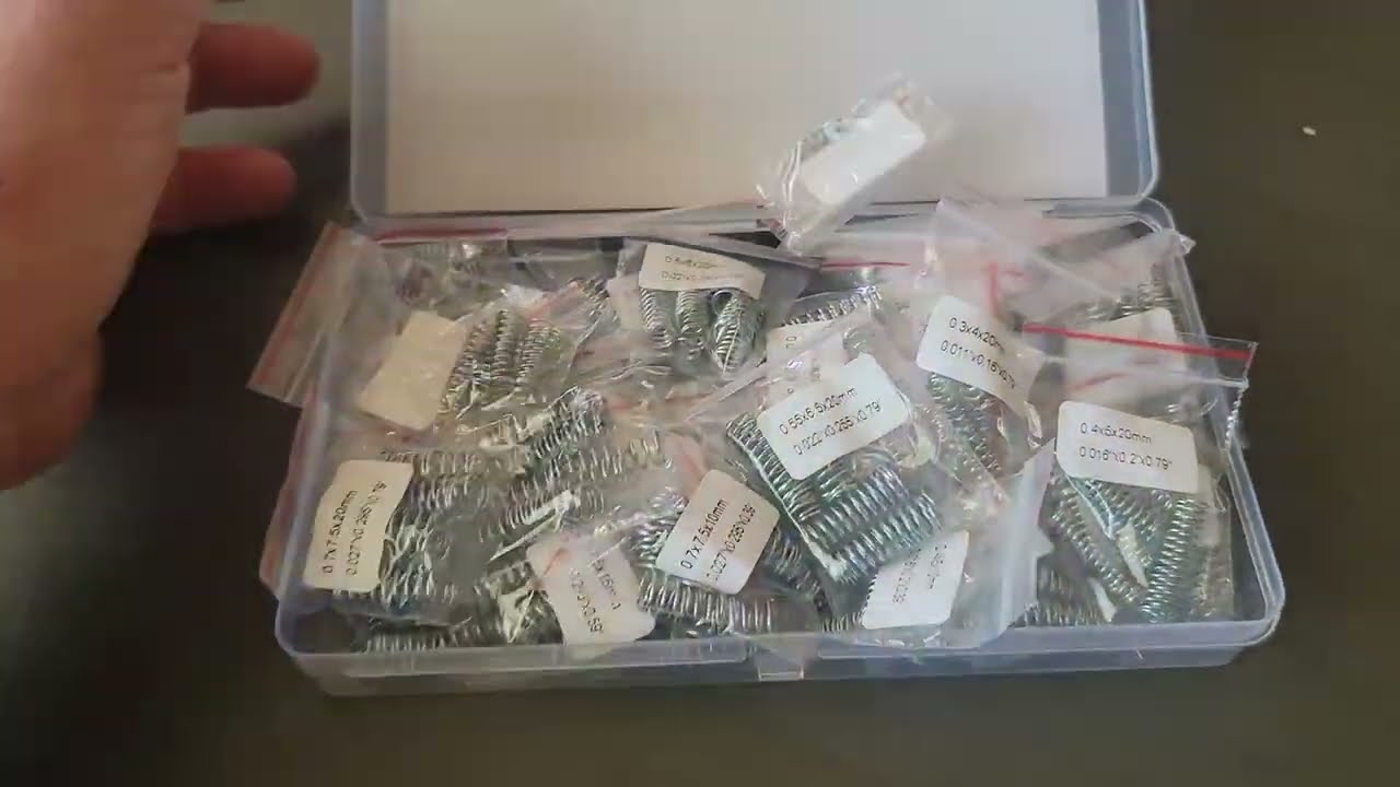 Compression Springs Assortment Kit, Stainless Steel Springs, Spring Assortment for Shop and Home Rep