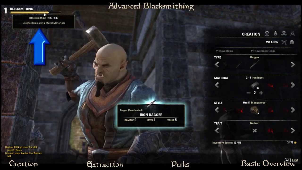 ESO VLOG Ep 8: ESO Advanced Blacksmithing Leveling Guide