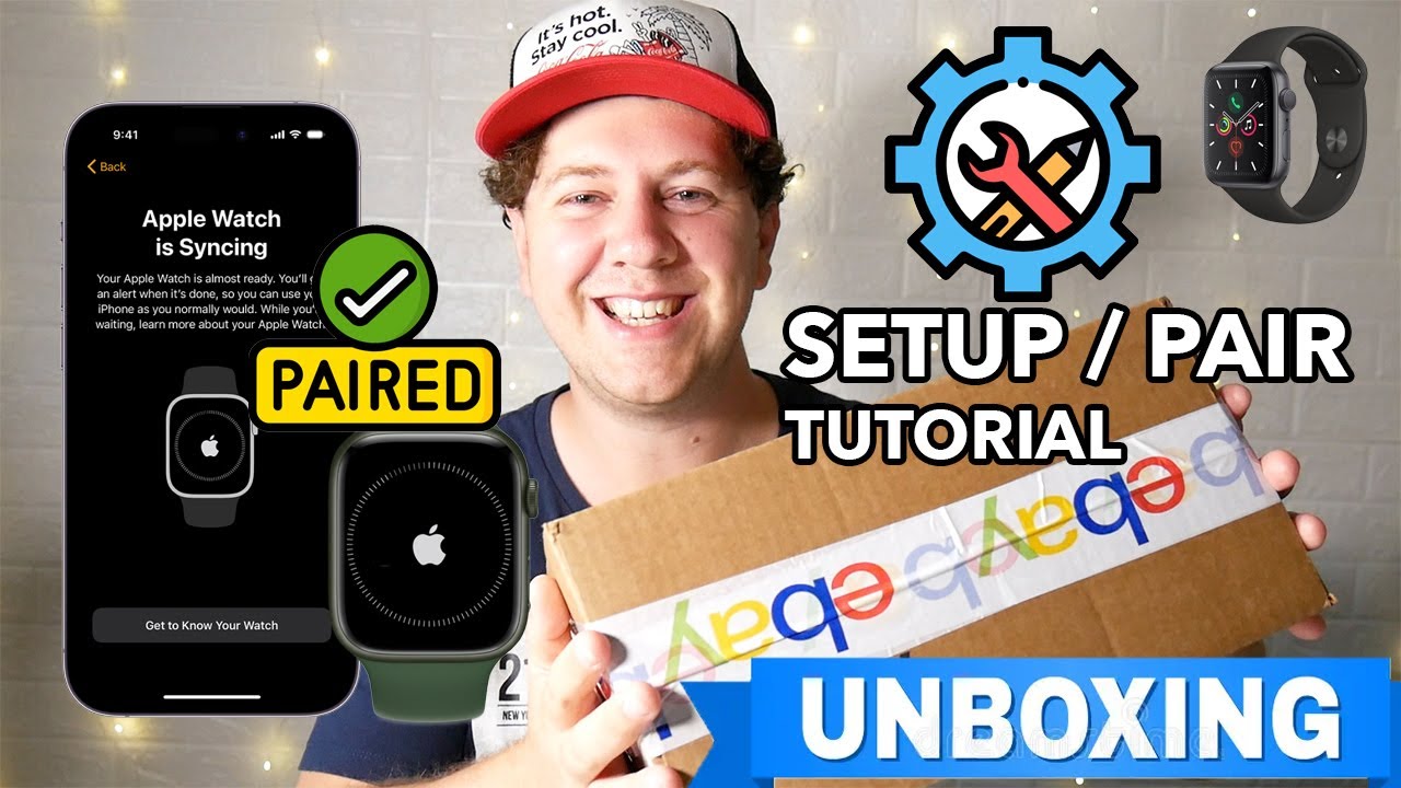 Apple Watch Series 5 - Unboxing and Setup with iPhone