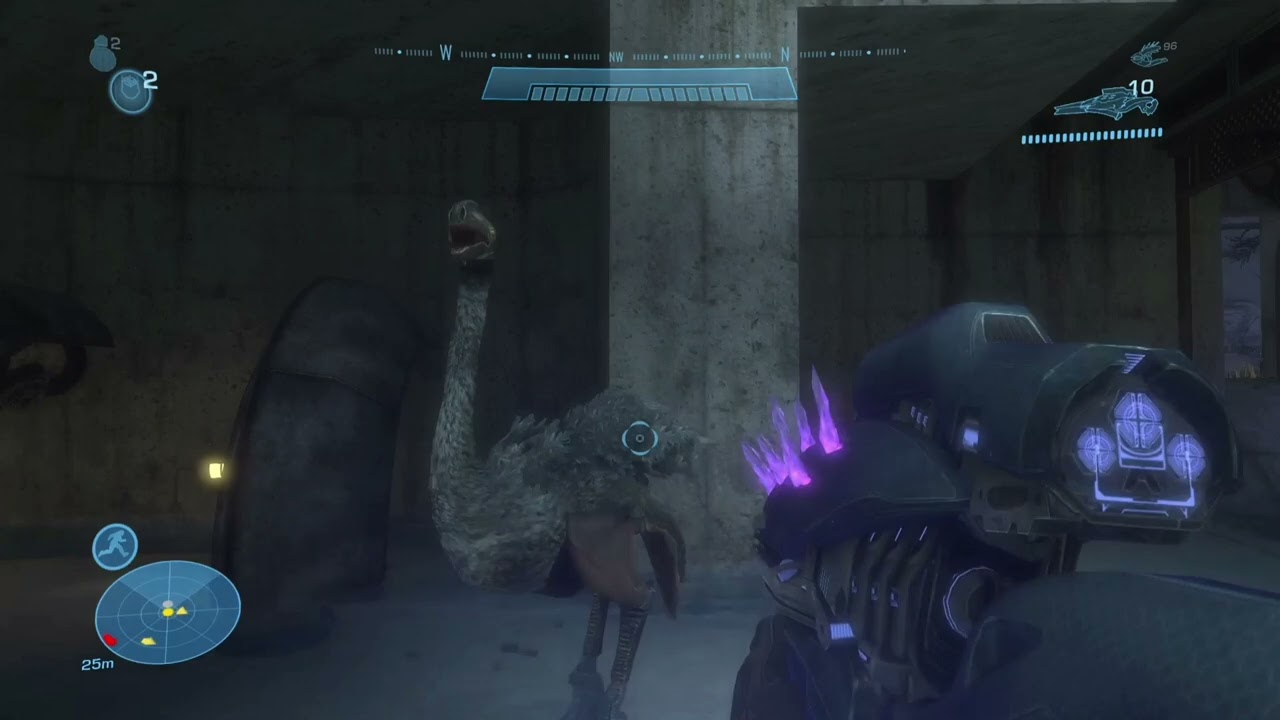Master Chief Watches Noble 6 kill Elites and Moas
