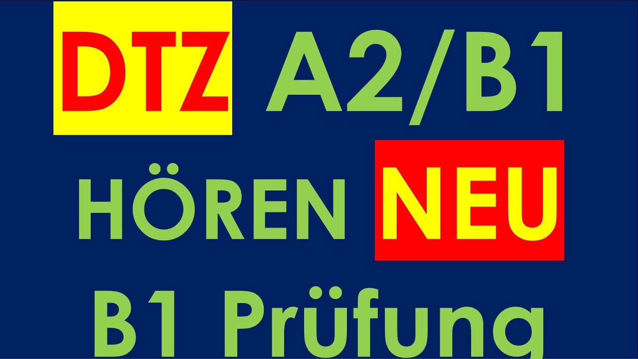 DTZ B1 Hören, Prüfung B1 Neu #dtz #dtzb1 #dtzhören #dtzb1 #gastdtz #gastb1 #b1hören #hörenb1