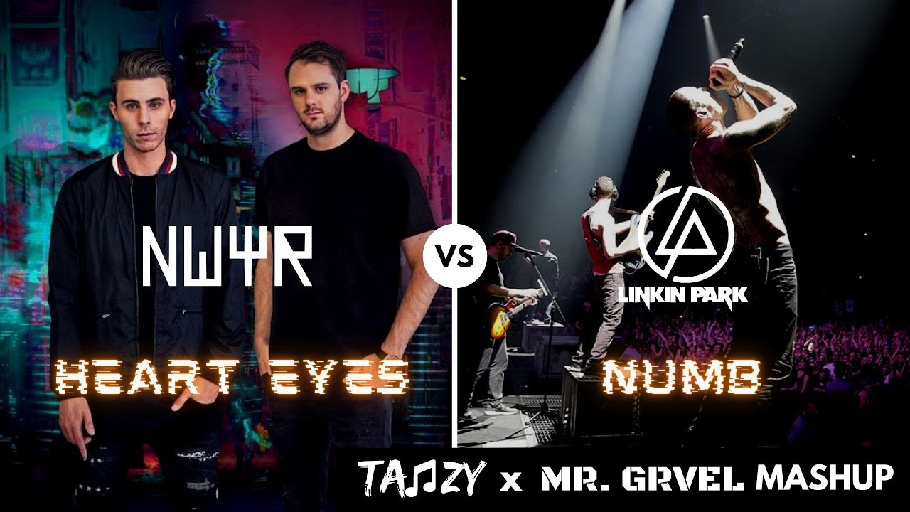 Numb vs. Heart Eyes (Mr. Grvel & TANZY Mashup) | Lyric Video | NWYR x Linkin Park | Part 1