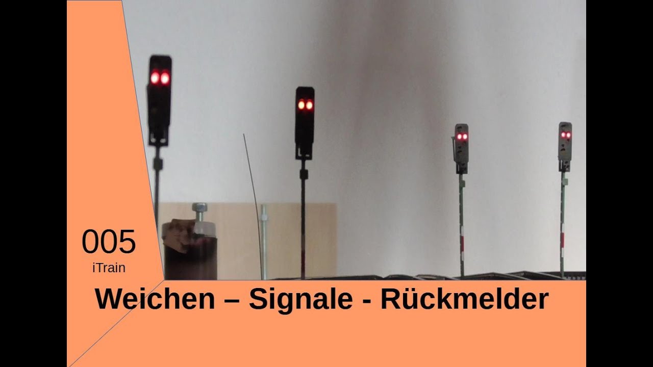 iTrain für Anfänger - Anschließen von Lichtsignale, elektrische und Servo-Weichen und S88-Rückmelder