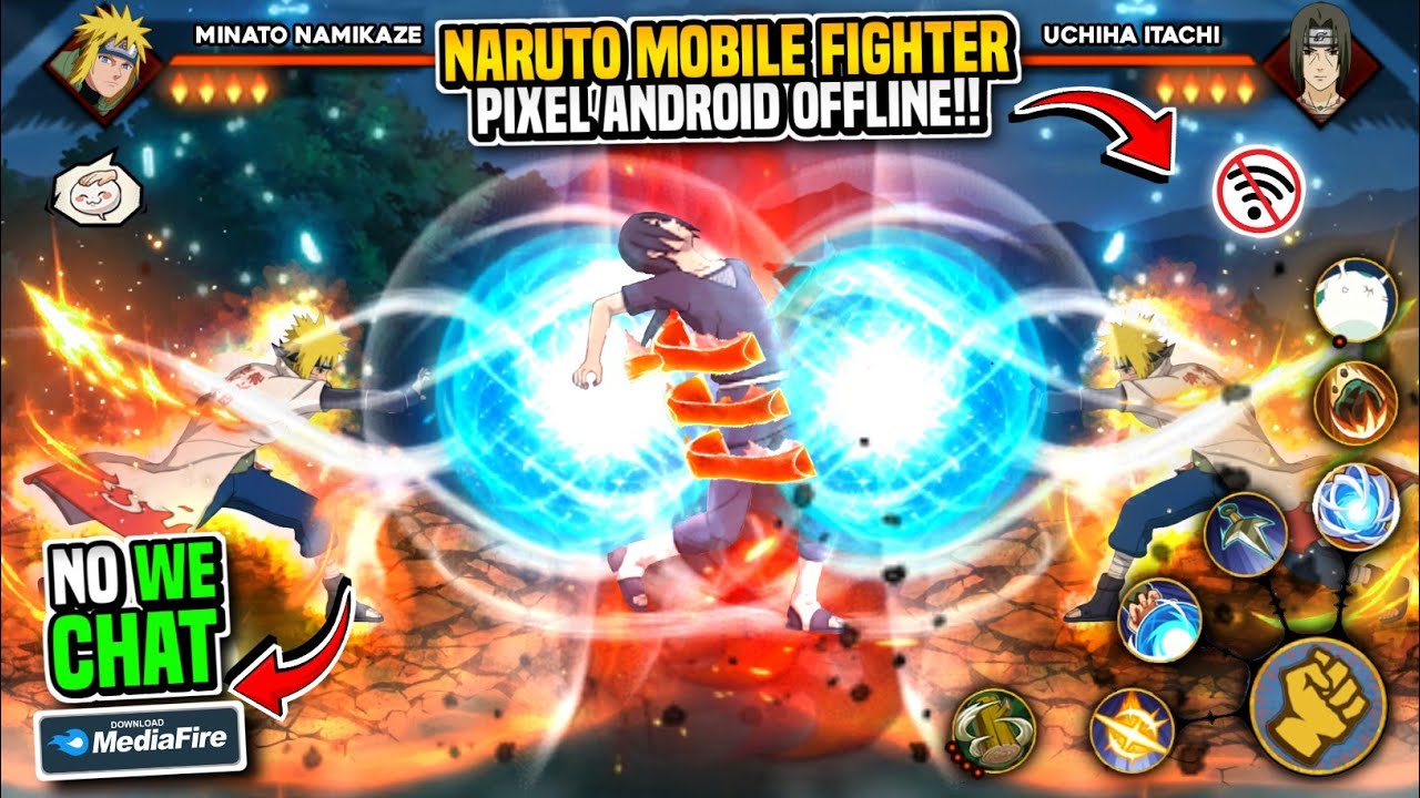 DOWNLOAD‼️NARUTO MOBILE FIGHTER PIXEL ANDROID OFFLINE TERBARU 2025!! New Characters Update