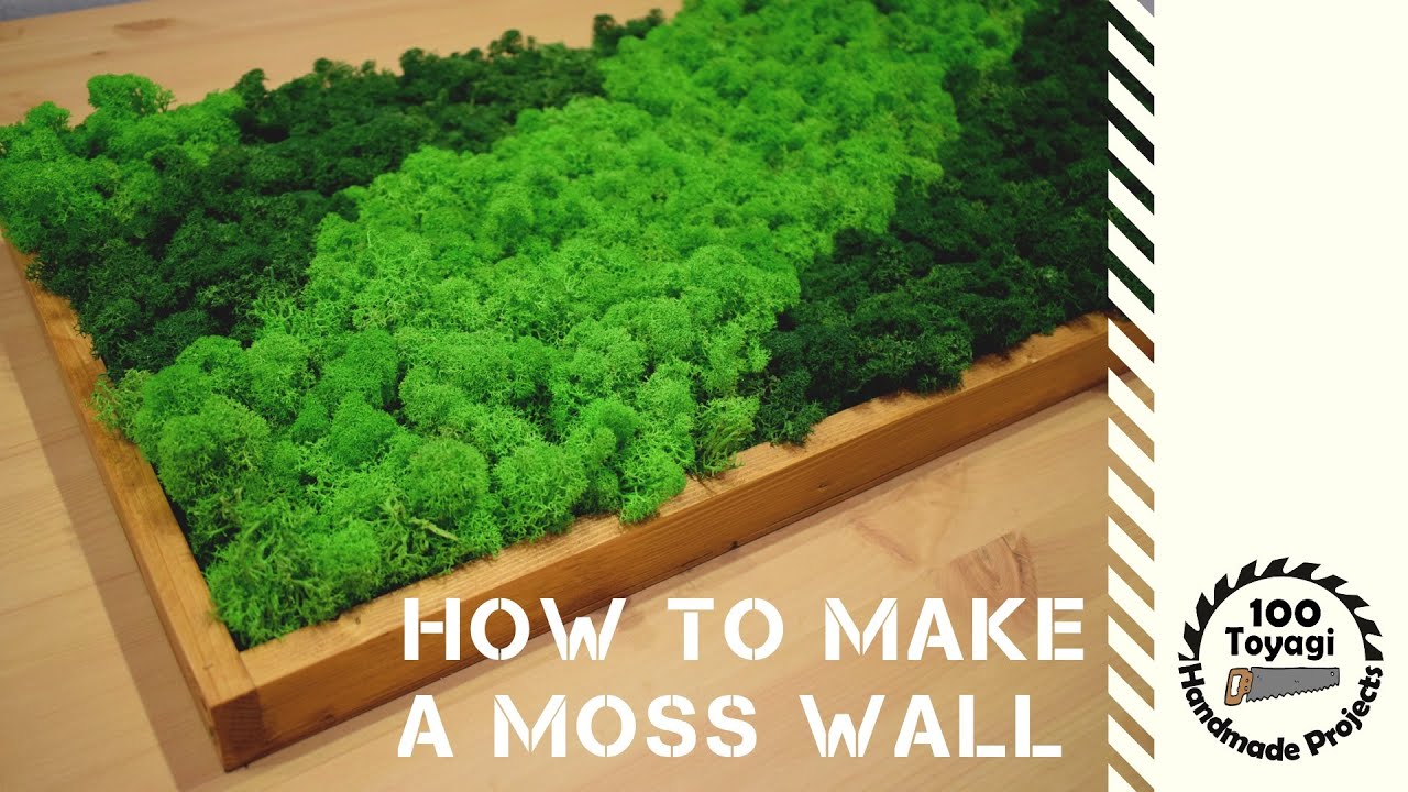 How to make a moss wall - DIY а simple frame / Как да си направим пано от Скандинавски мъх
