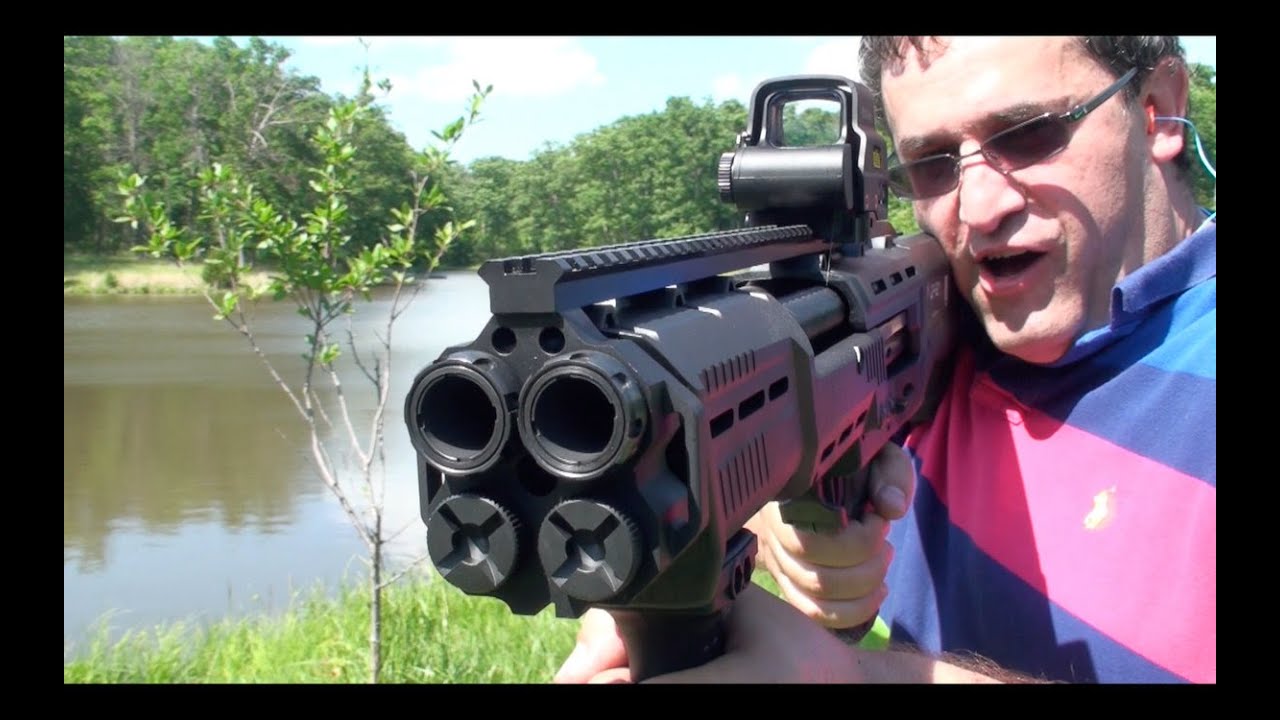 DP 12, Escopeta de Alta Capacidad con Doble Cañon, en Español