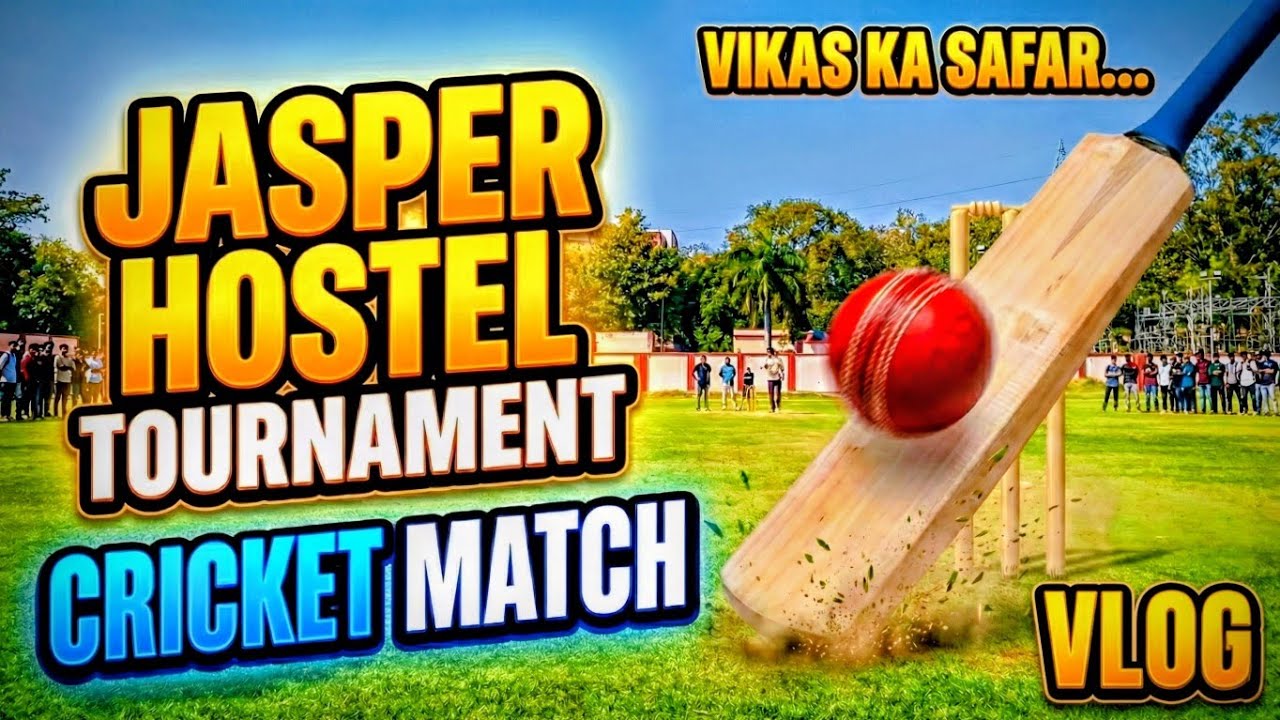 IIT DHANBAD 🏏 | JASPER HOSTEL CRICKET TOURNAMENT | Full Match vlog 💥|day 11