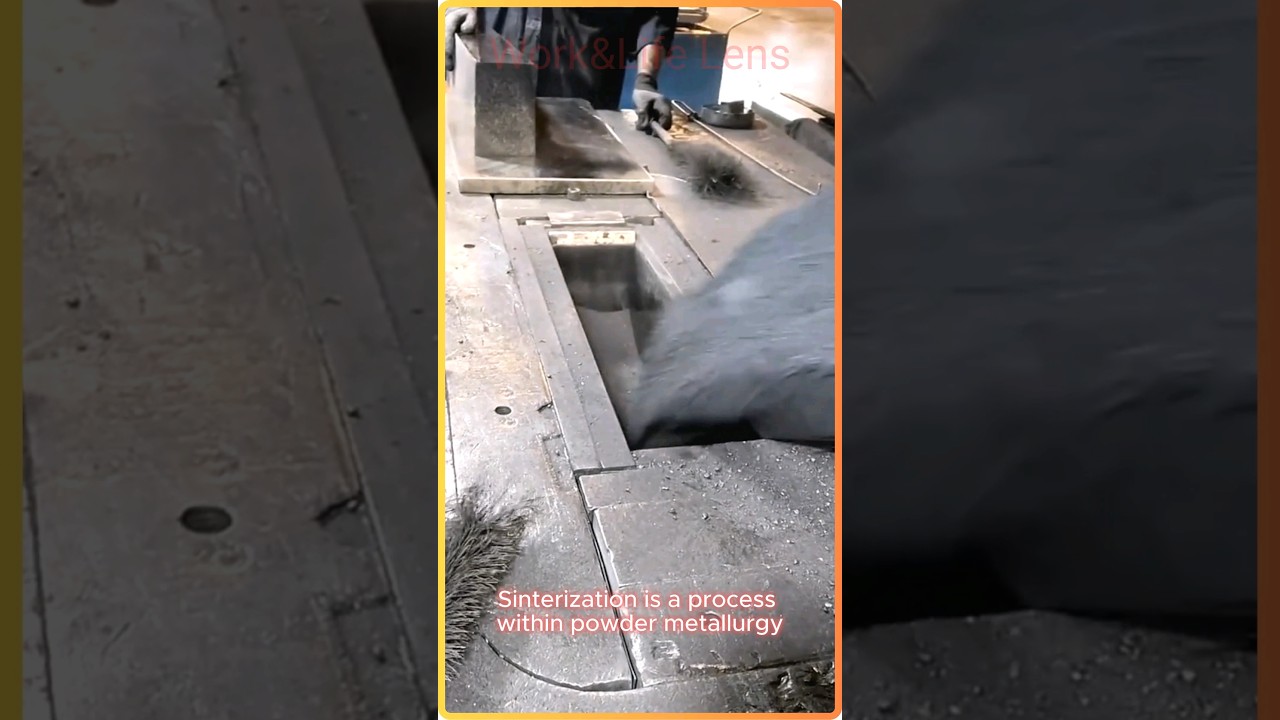 Процесс спекания для получения металлических слитков #производство