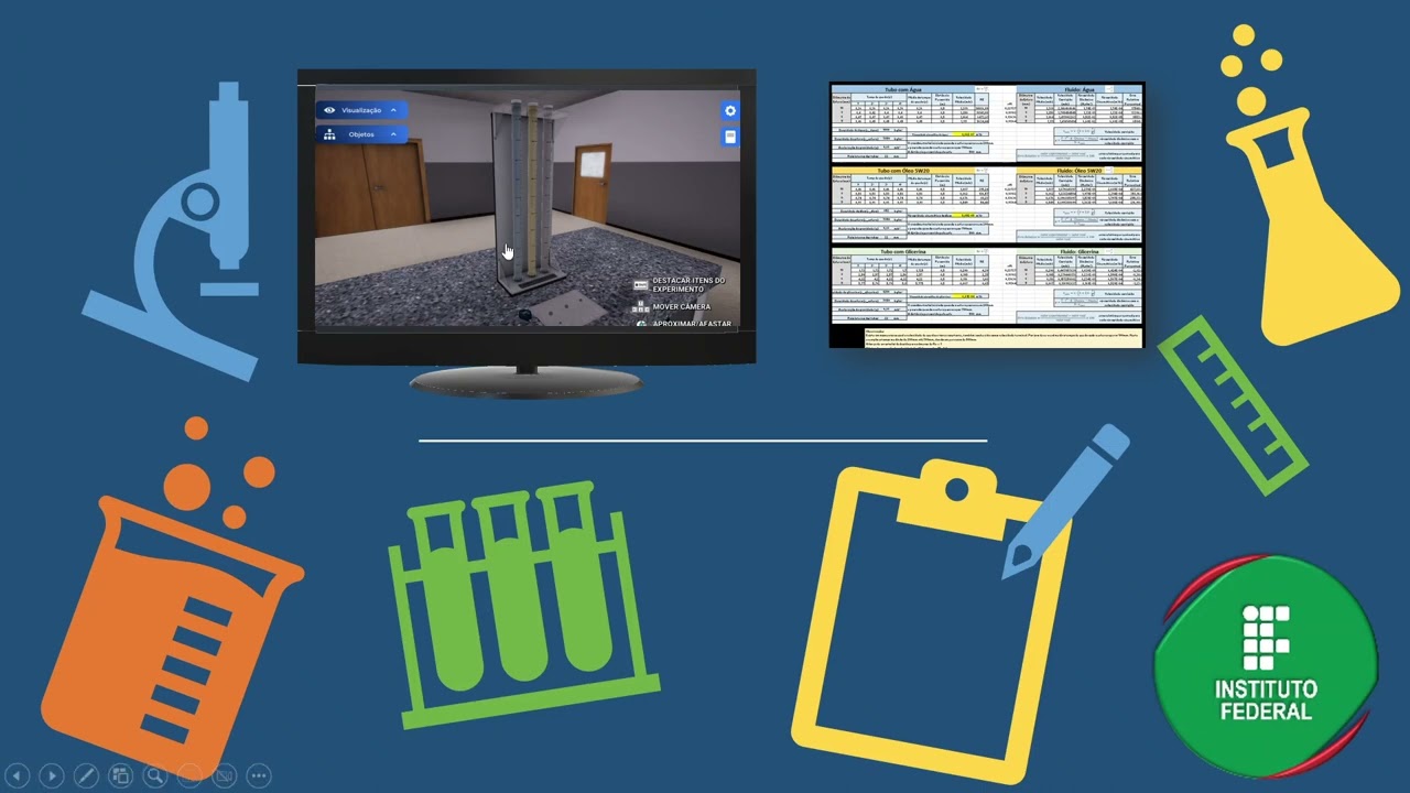 Ensaio e análise em viscosímetro utilizando laboratório virtual da Algetec