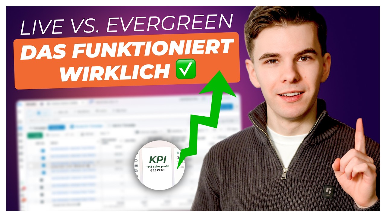 Live-Webinar vs. Evergreen-Webinar: Was wirklich konvertiert (Daten aus 150+ Webinaren)