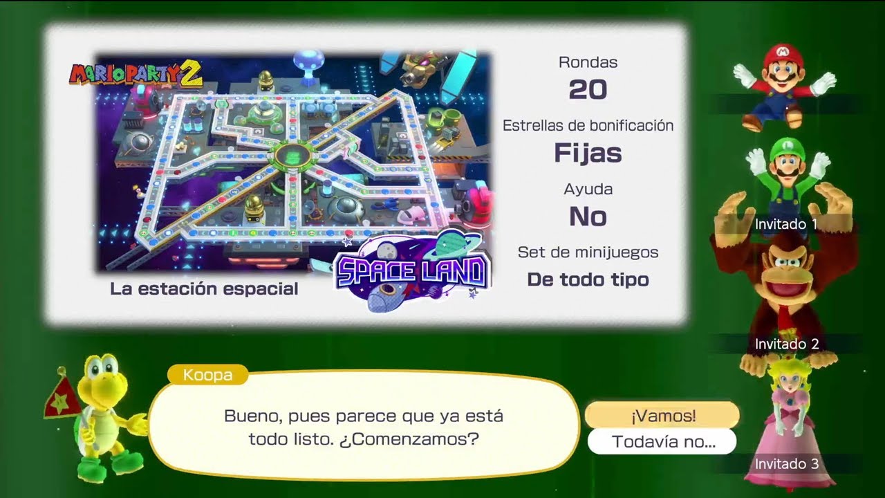 TrunksMB(Peach) vs JV(Luigi) vs Jojoseph(DK) vs Mauu(Mario) - Final Mario Party Mensual Relampago 03