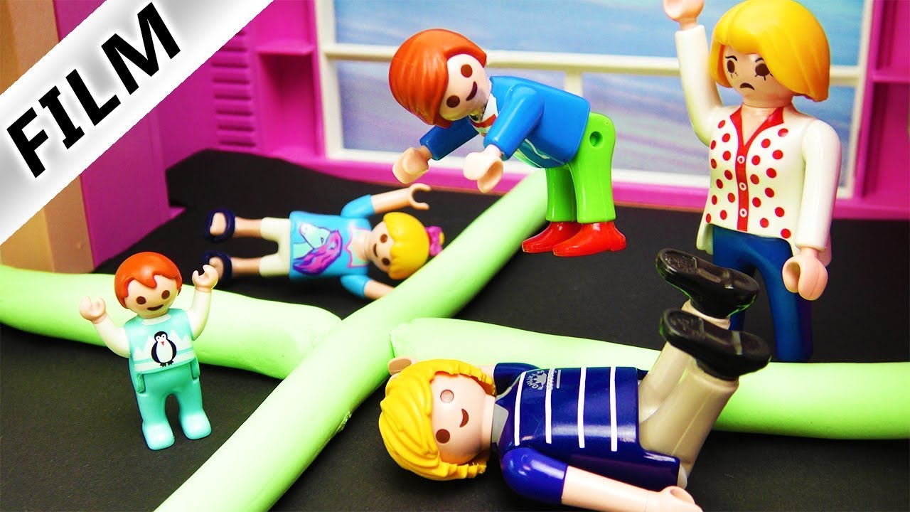 Playmobil Film deutsch | TRAMPOLIN PARK IN LUXUSVILLA - Schlafzimmer Umbau |Kinderfilm Familie Vogel