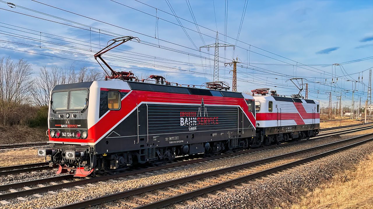 Bahnverkehr Großkorbetha & die «Weiße Lady» / Januar 2024