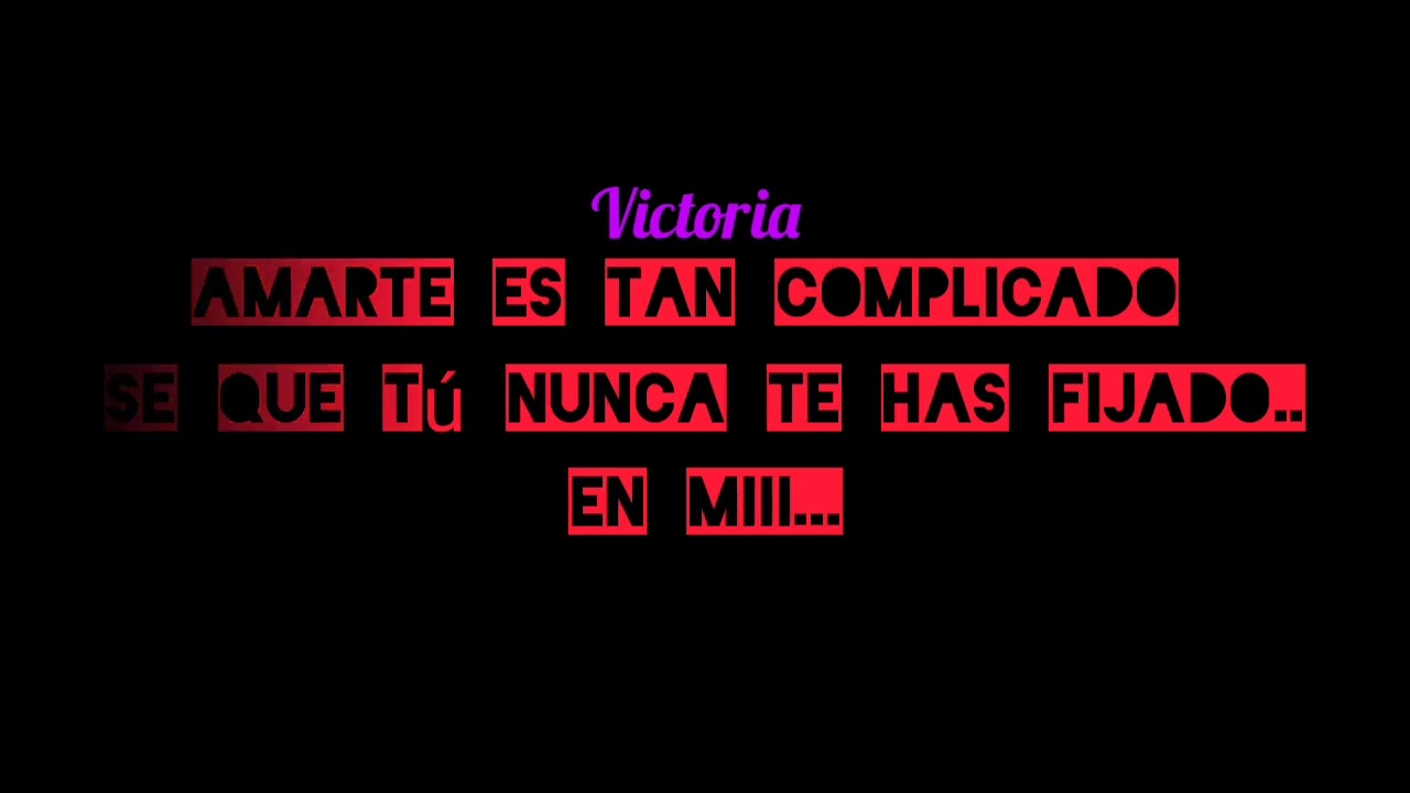 Amor imposible /letra uso libre para grabar/rap romántico