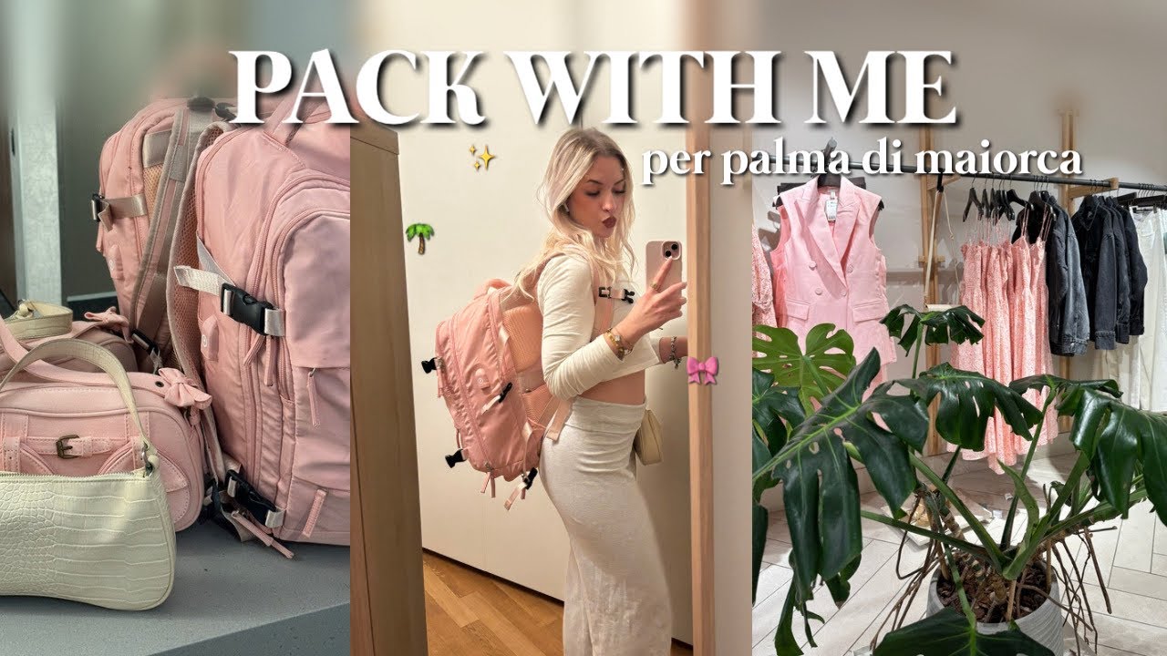 PACK WITH ME PER PALMA🌴🌷 I parrucchiere, selfcare, pack with me