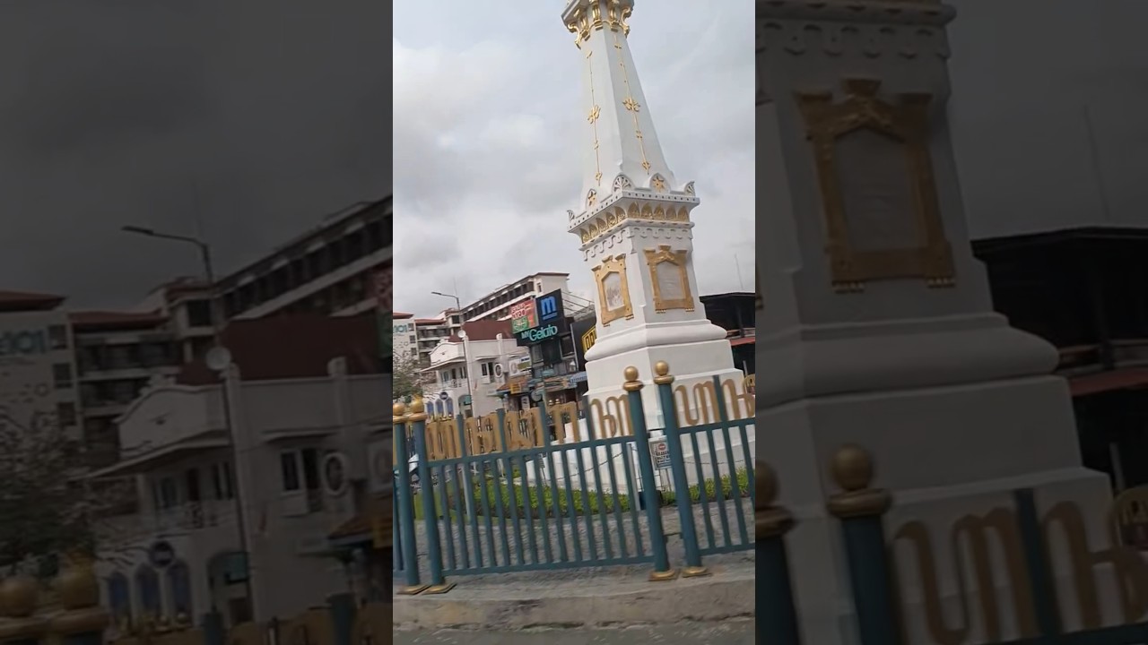 pantas saja banyak orang pingin main ke Jogja.. Lihat Tugu Jogja jalan ke Malioboro #jogjaistimewa