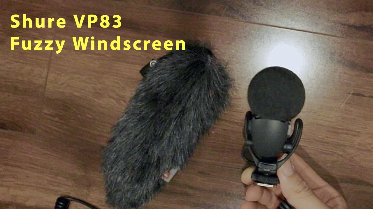 Shure VP83 Fuzzy Windscreen | Used for extreme windy conditions
