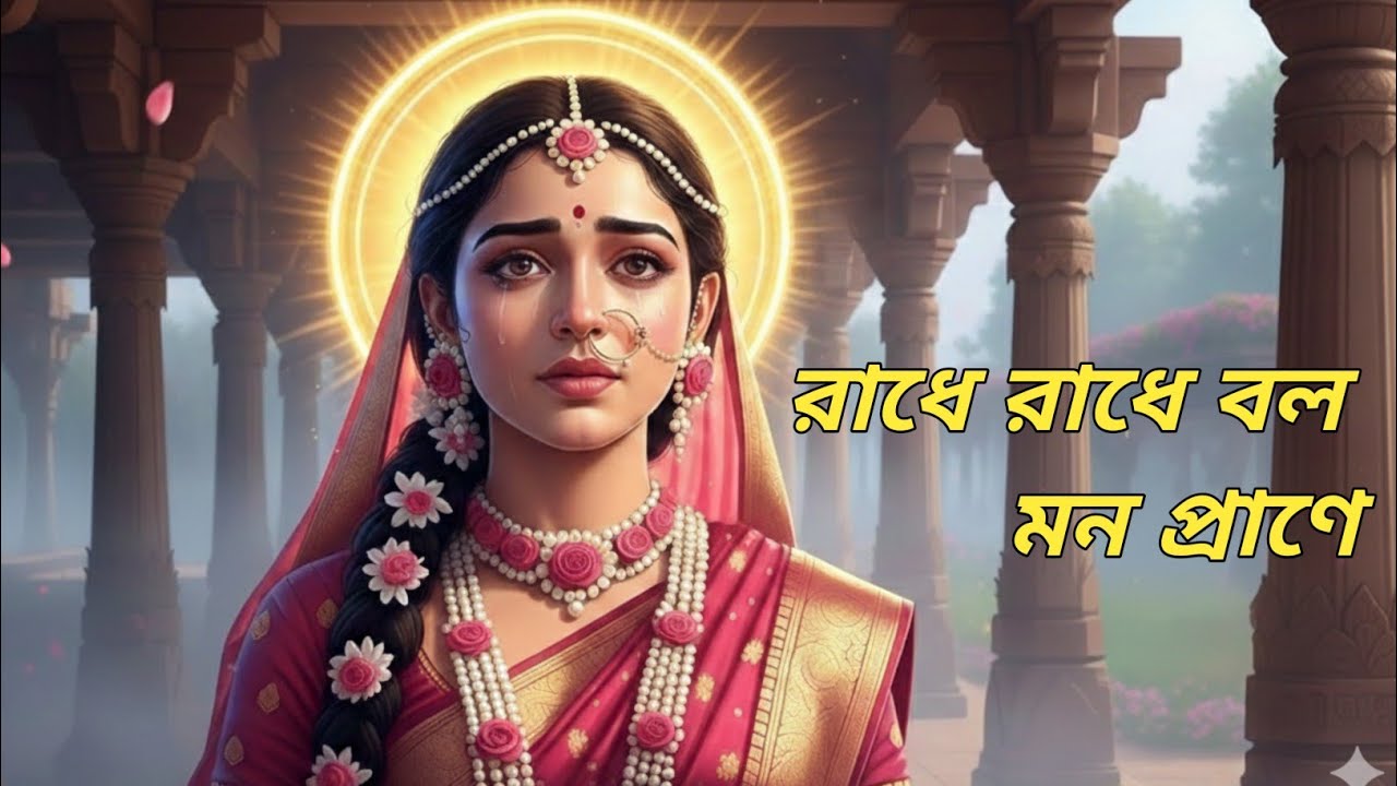 রাধে রাধে বল মন প্রাণে | Radhe Radhe Bangla Bhajan | Devotional Krishna Song | Radha Naam Mahima