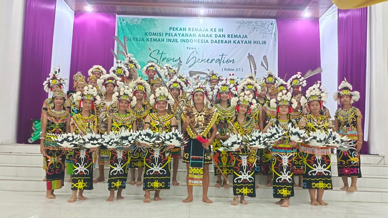 Peserta Kulintang dari Remaja GKII Tengkapak || Pekan Remaja ke III didesa Naha Aya