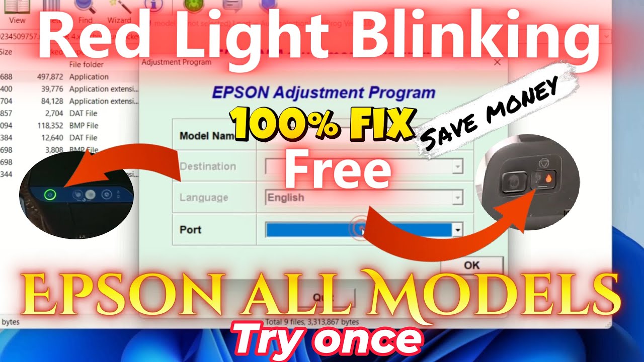 How to Reset Epson Printer | Adjustment Program से Any Epson Printer Reset करें (100% Working)