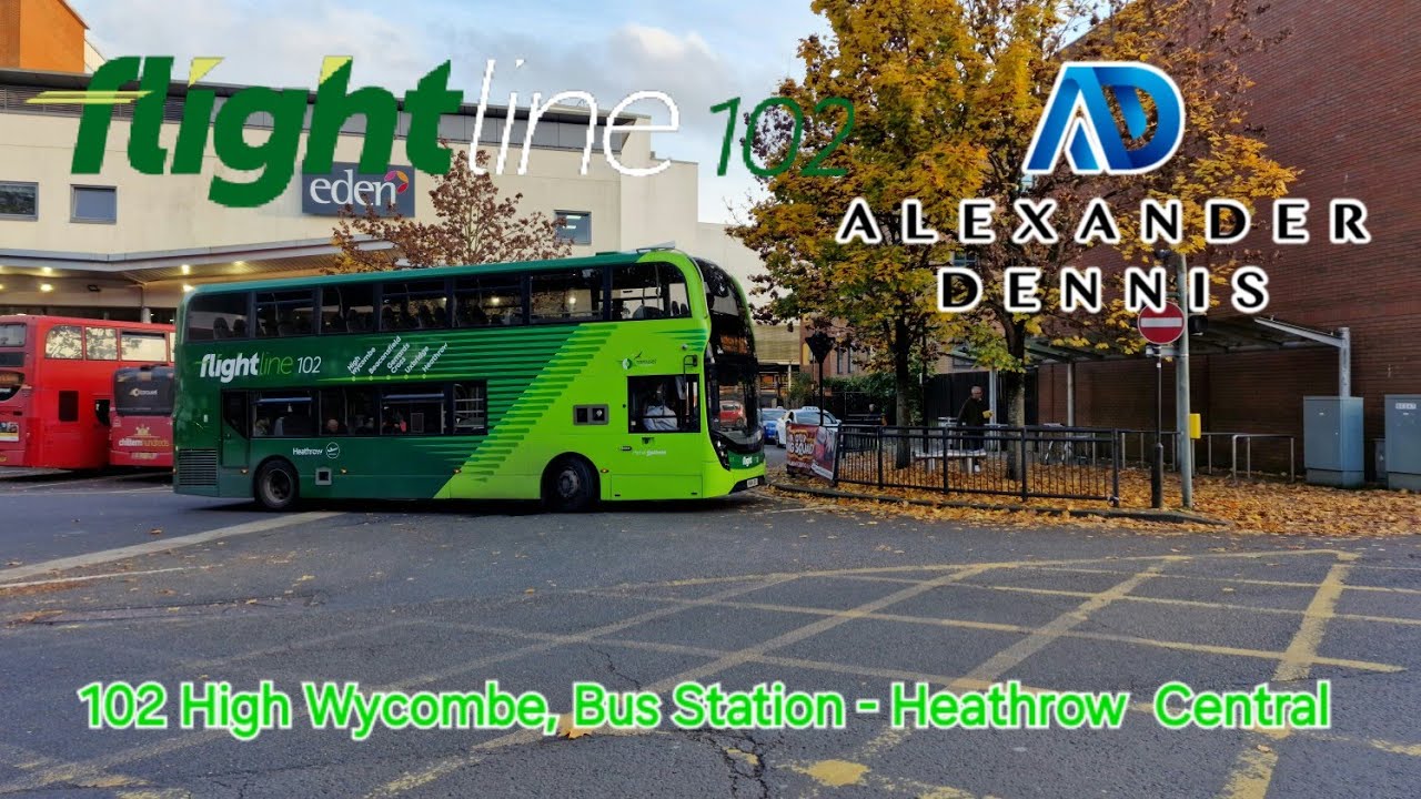 Flightline 102 - Heathrow Airport - High Wycombe, Bus Station  .