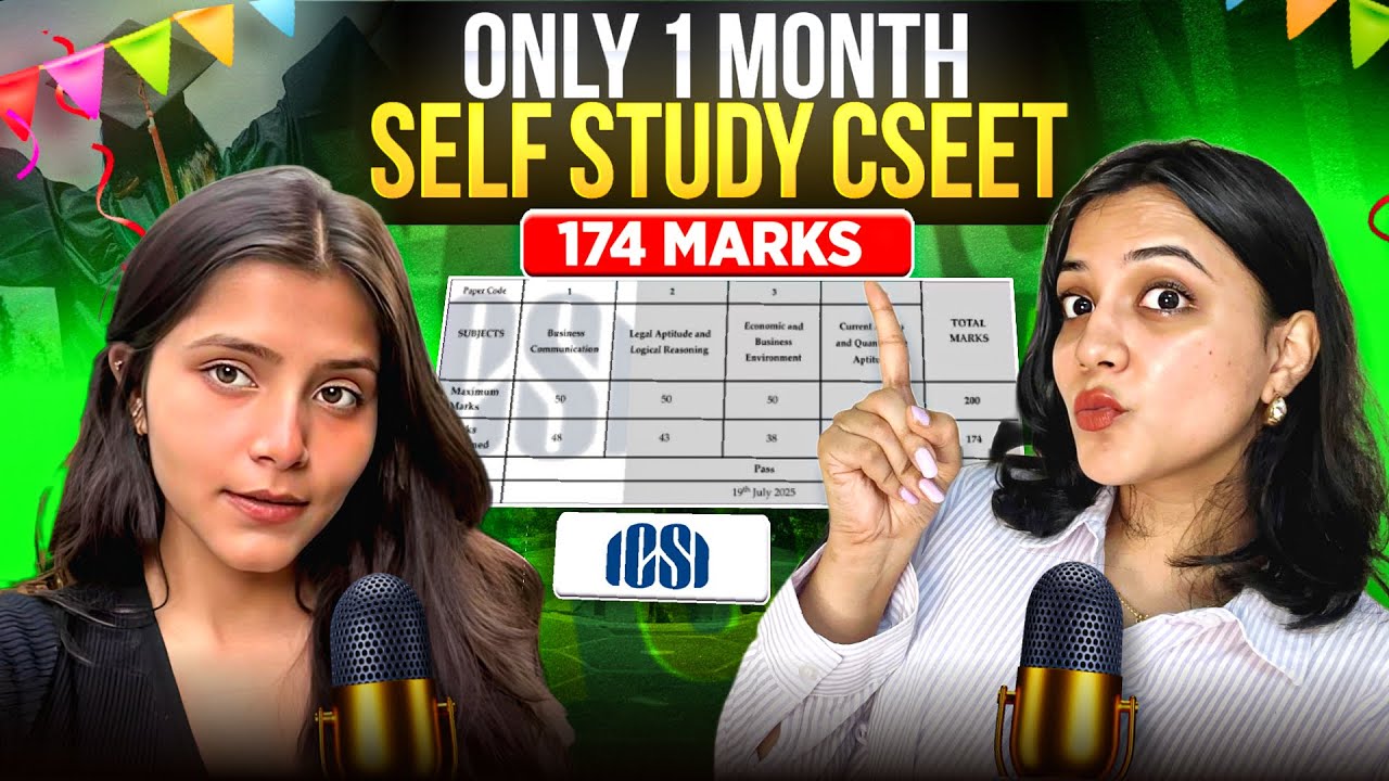 She scored 45/50 in CURRENT AFFAIRS 😱| 48/50 in Communication 🤯 only 1 month study | CSEET NOV