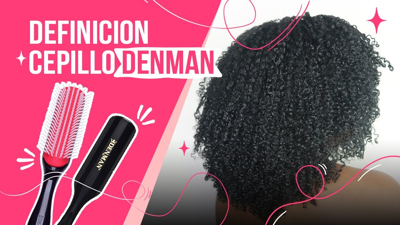 Use un cepillo denman para definir mi cabello│Melena Africana