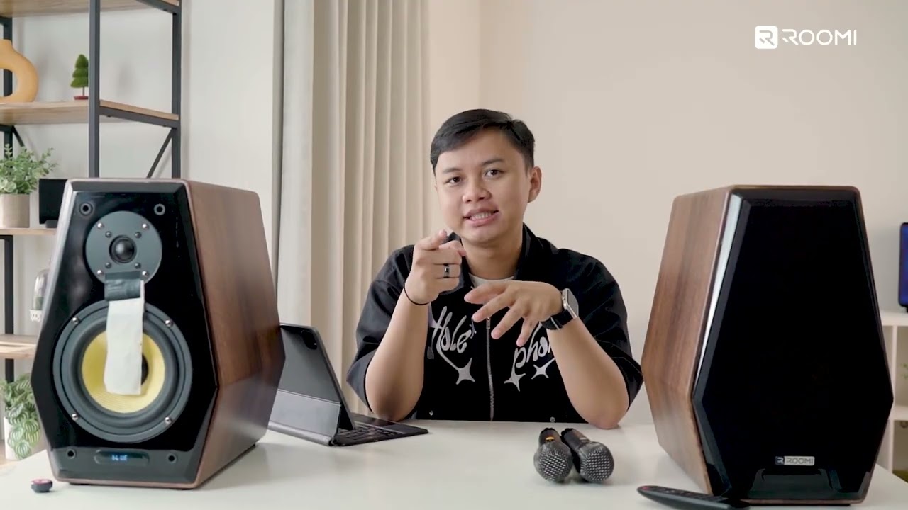 Speaker Hi-Fi Bookshelf 5JUTAAN dengan Fitur Karaoke Lengkap!! | ROOMI 8