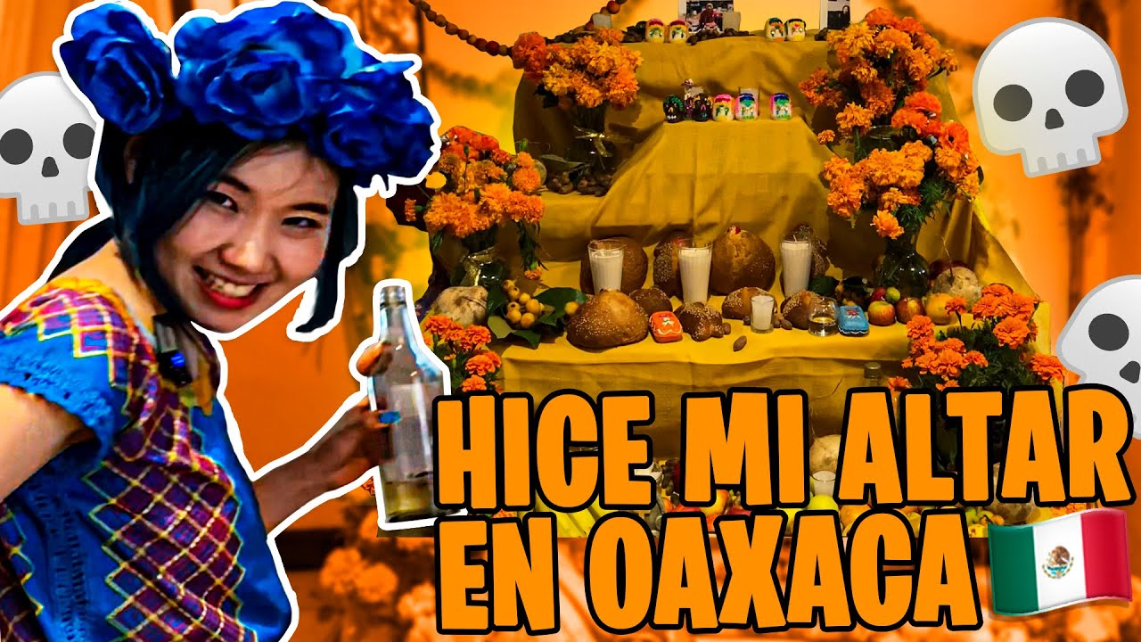 COREANA en DÍA DE MUERTOS en Oaxaca Mex. Me tardé 2 DÍAS para hacer todo😂