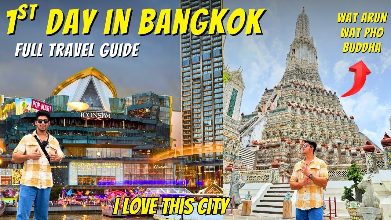 Bangkok Most Beautiful Temples, Luxury Boat Dinner at ICONSIAM Full Travel Guide Wat Arun, Wat Pho